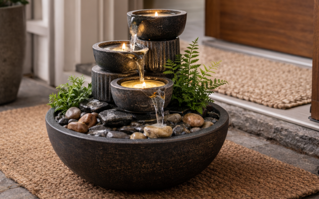 Onde colocar uma fonte de água